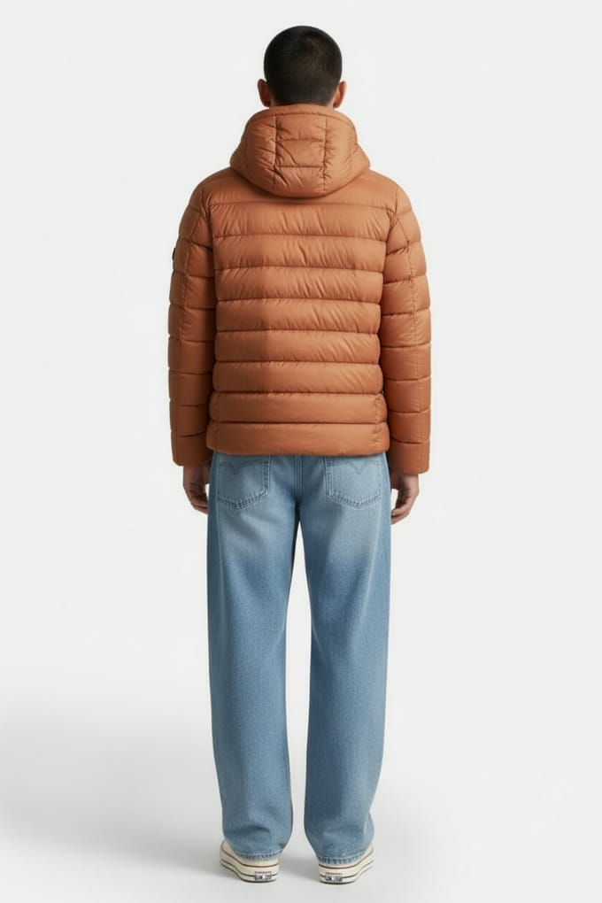 JOTT Jorge Down Jacket Camel Maat: M | Winterjassen Outlet | Heren | Bruin