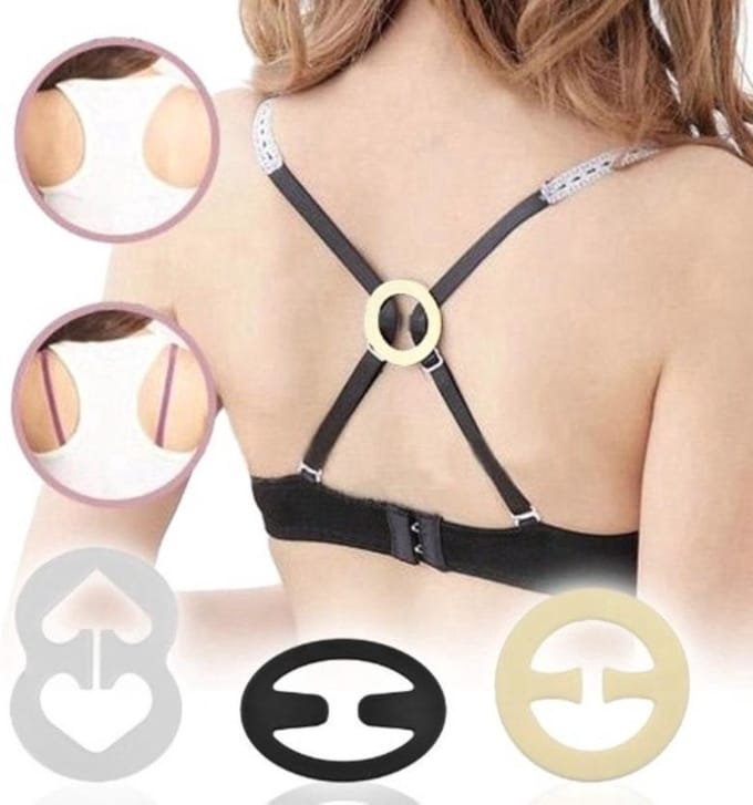 New Age Devi - 6 stuks - BH-accessoire - bh-clips - Onzichtbare bh bandjes