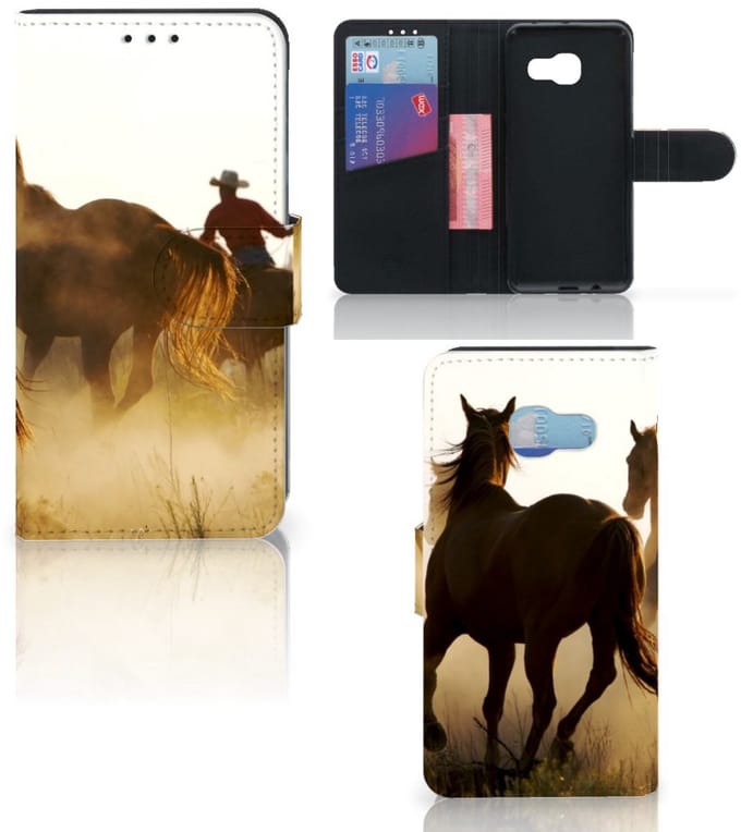 Samsung Galaxy A3 2017 Telefoonhoesje met Pasjes Design Cowboy