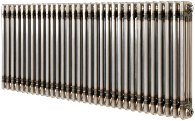 Traditionele radiator - 3-kolom - 600x1460 mm - ruw metaal