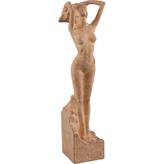 PTMD - Beeld Aleah - Grijs - 11x10x50cm