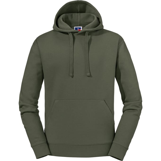 Russell Heren Authentieke Hoodie (Olijf)