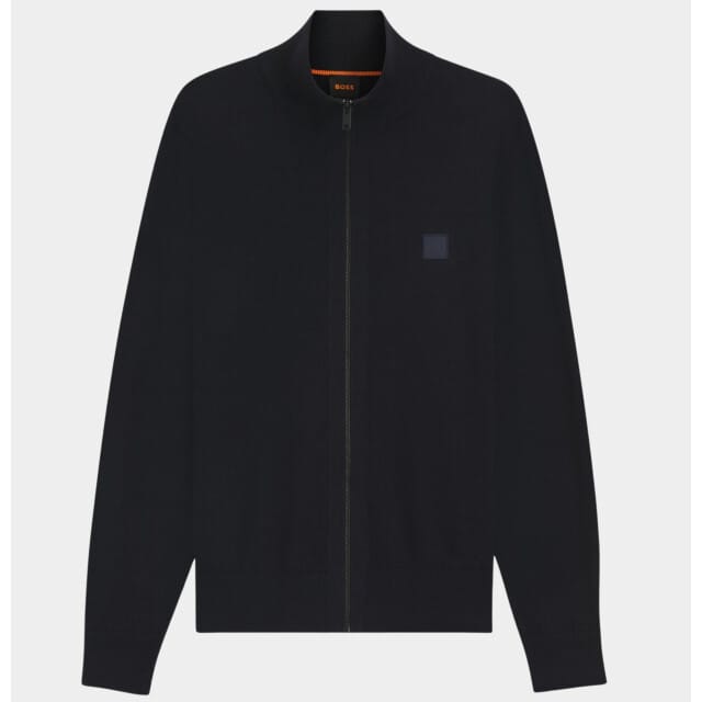 BOSS Kanozip Vest Donkerblauw - Maat L - Heren