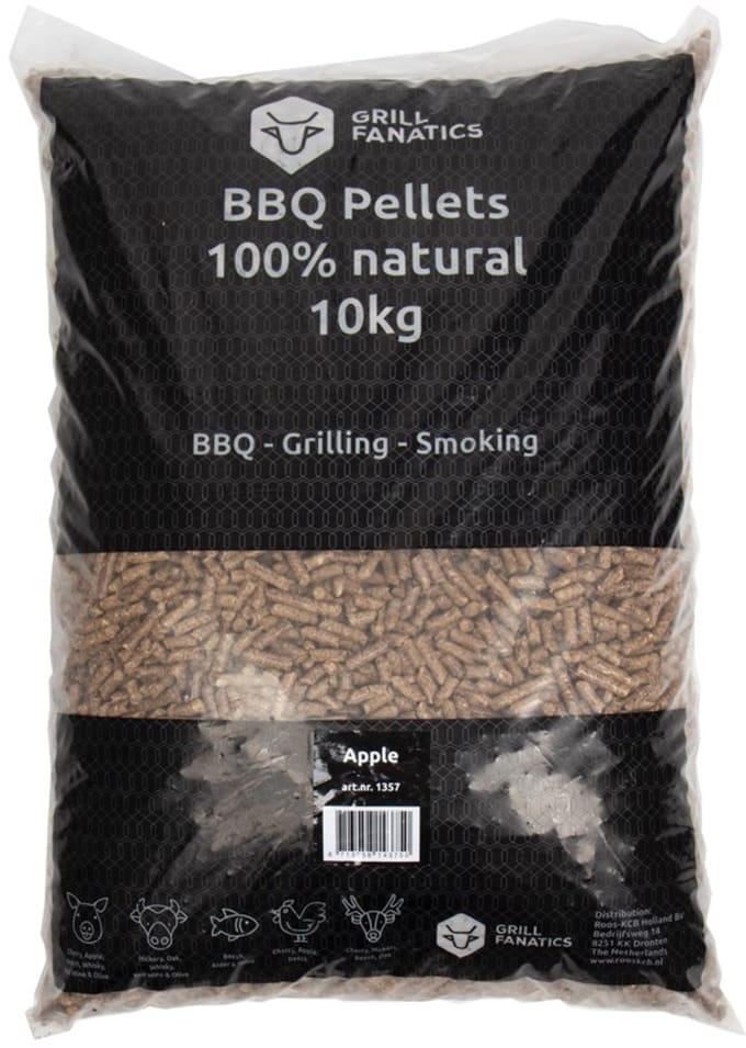 Grill Fanatics bbq pellets - Apple - 10 kg