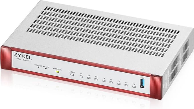 ZyXEL USGFLEX100H (USGFLEX100H-EU0102F) USG FLEX 100H 3.0Gbps UTM Firewall Bundled with 1 Year Security License