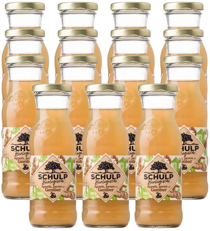 Schulp Vruchtensap appel peer gember 15 flessen x 20 cl