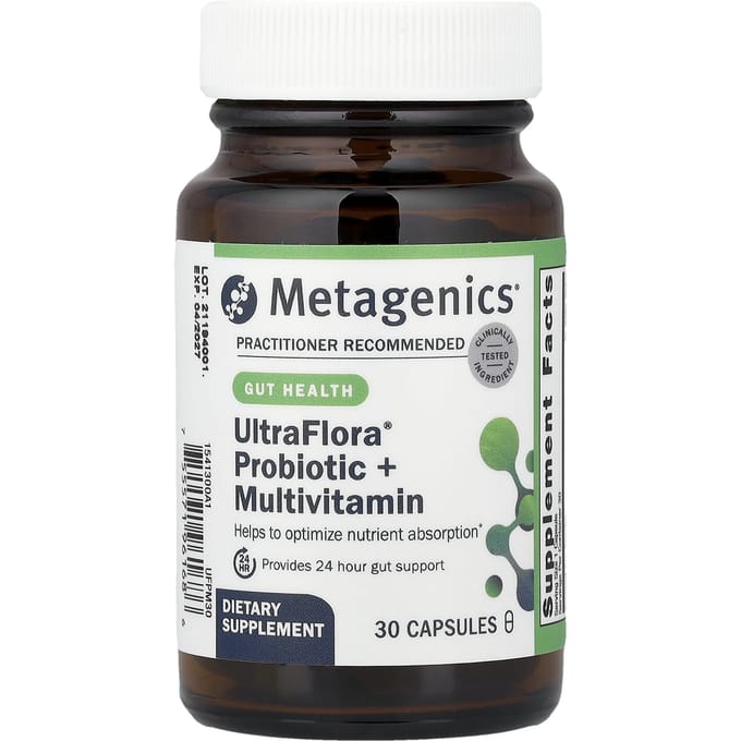 Metagenics, UltraFlora®, Probioticum + Multivitamine, 30 Capsules