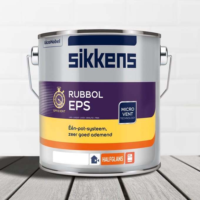 Sikkens Rubbol EPS - 2,5 liter op kleur- Beits - Dekkend - Buiten - Glans -
