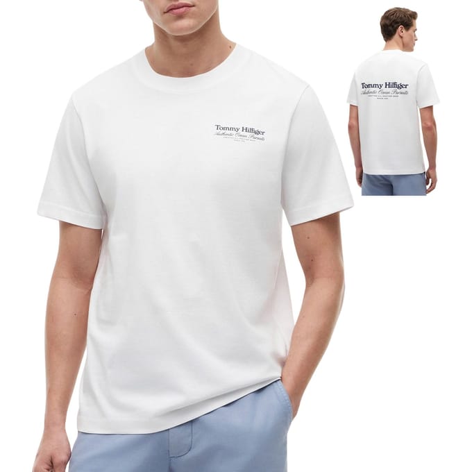 Shirt Tommy Hilifger Nautical Back Graphic Hommes