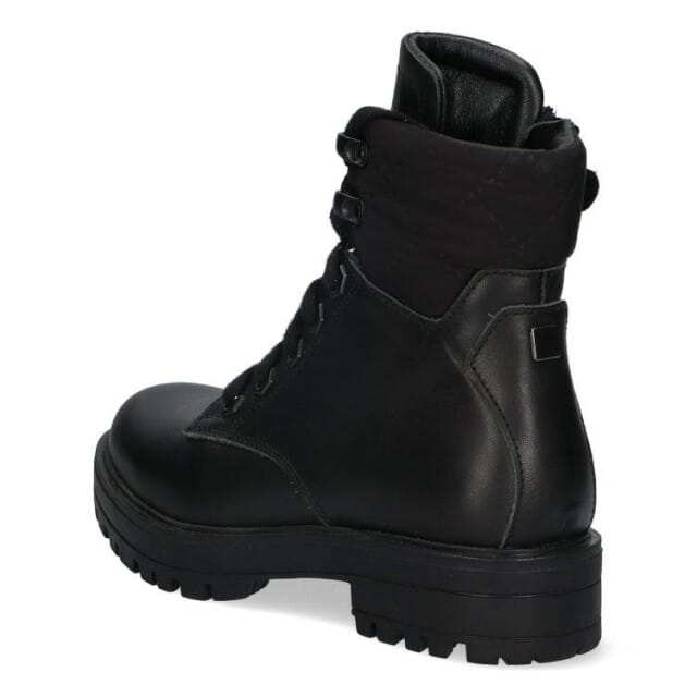 Twins 323685 589 Wijdte 5 Meisjes Veterboot - Zwart - 40