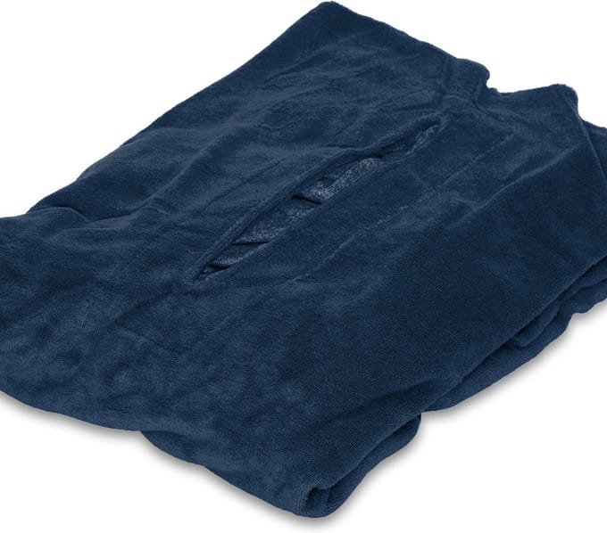 Hoeslaken massagetafel Donkerblauw - Met uitsparing | MediPreventie