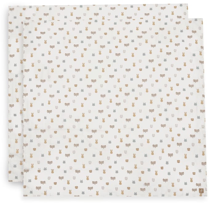 Jollein Hydrofiele Doek Large - 115x115cm - Jollies - 2 Stuks