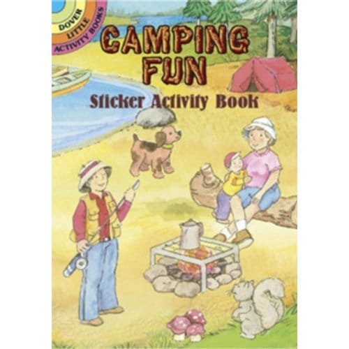 Camping Fun Sticker Activity Book - Little Activity Books - Cathy Beylon