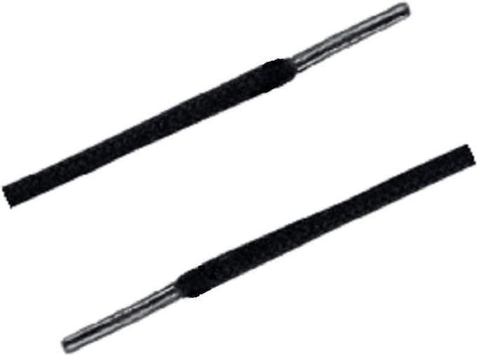 Dunne ronde klassieke Ringpoint schoenveters - 180 cm lang Zwart