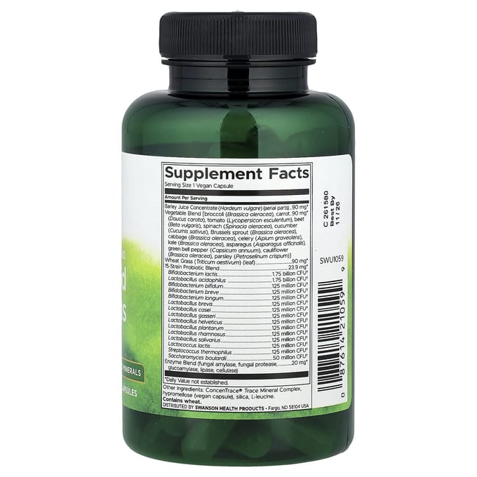BodemGebaseerde Organics, 90 Plantaardige Capsules