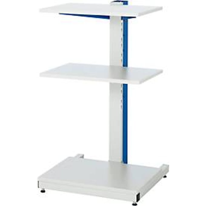 Computerstandaard type 6001, B 650 x D 650 x H 1150 mm, stationair