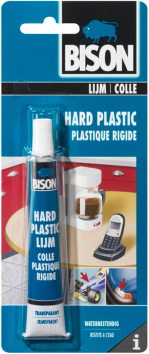 Bison Plastic Lijm Hard - 6 x 25 ml - Voordeelverpakking
