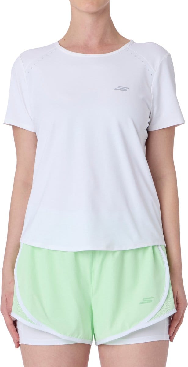 Skechers Stride Performance Tee, Vrouwen, Wit, T-shirt, maat: M