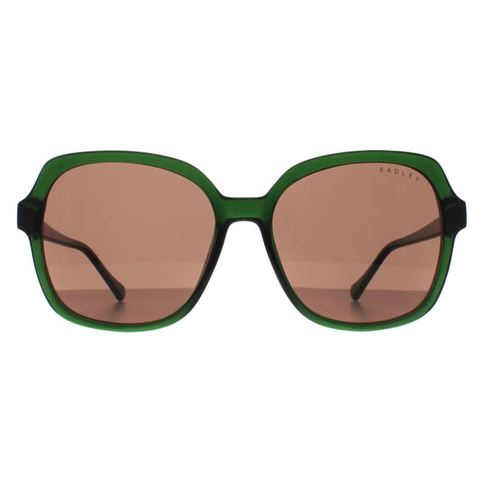 Radley Square Womens Transparant Donkergroen Bruin Phoenix 6505
