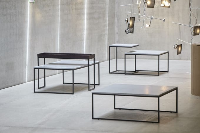 Jan Kurtz - Pizzo Salontafel - 80 x 52 x 25 cm - wit - essen wit