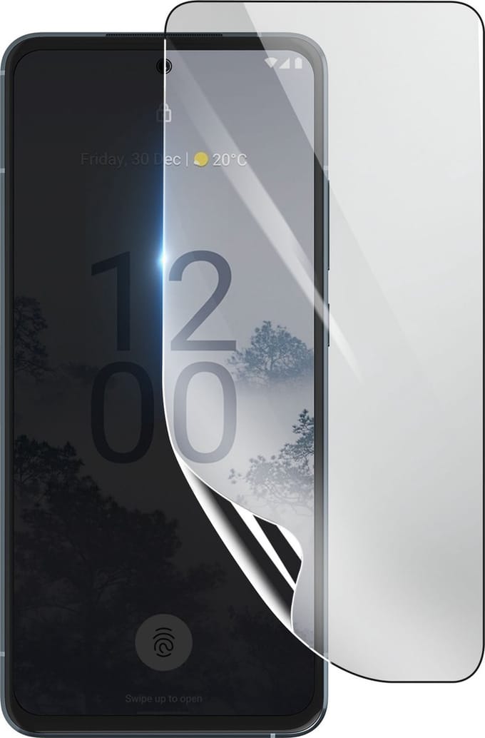 3mk, Geschikt voor Nokia X30 5G, Schokbestendige Hydrogel Screenprotector, Transparant