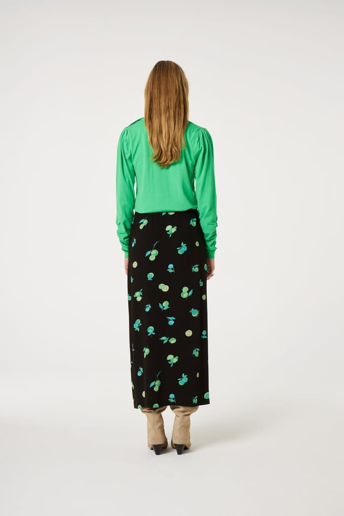 Fabienne Chapot Molly Scrunch Pullover Green Apple Maat: S | Sweaters Outlet | Dames | Groen