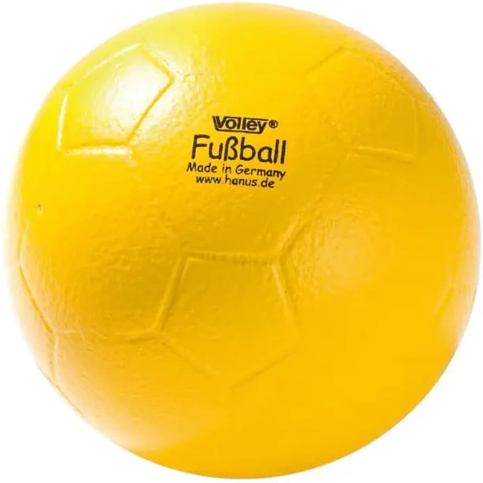 Foamvoetbal - Ø21 Cm - Met Huid - 220 Gr - Geel
