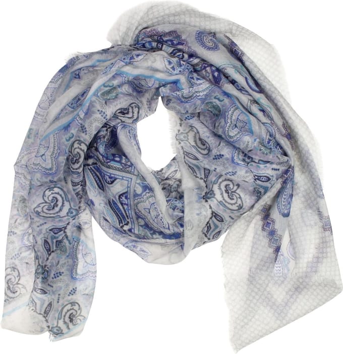 P-Modekontor Vrouwen Sjaals -  1548430 - Blauw - Maat STK