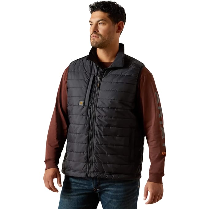 Mouwloos donsjack Ariat Rebar Canvas Ripstop Lightweight