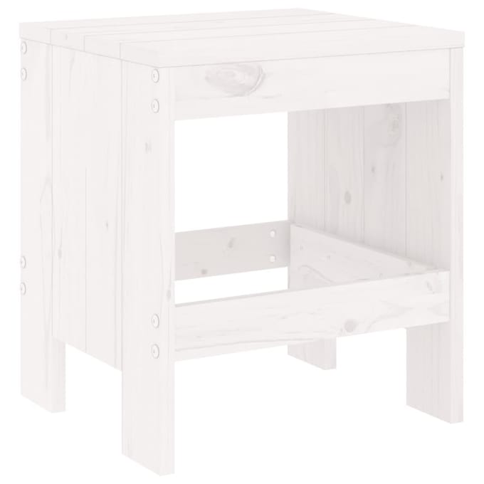 vidaXL - tuinkrukken - 2 - st - 40x36x45 - cm - massief - grenenhout - wit