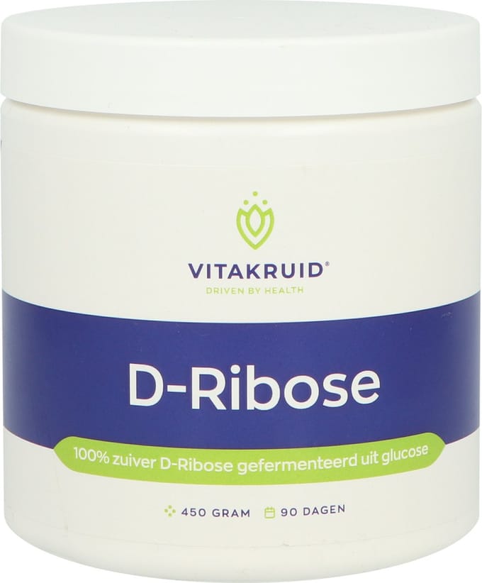 Vitakruid D-Ribose 100% puur geferm uit glucose 450 Gram