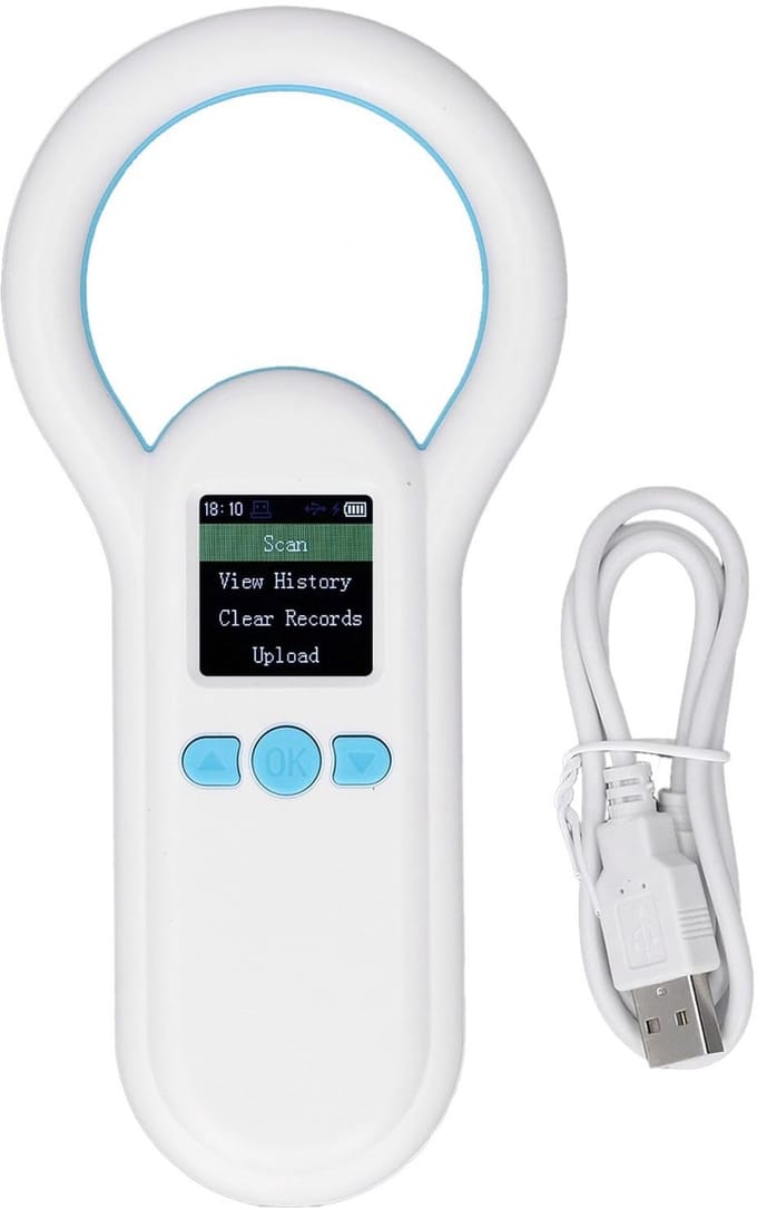 Dailygoods - Handheld Microchip Scanner voor Huisdieren