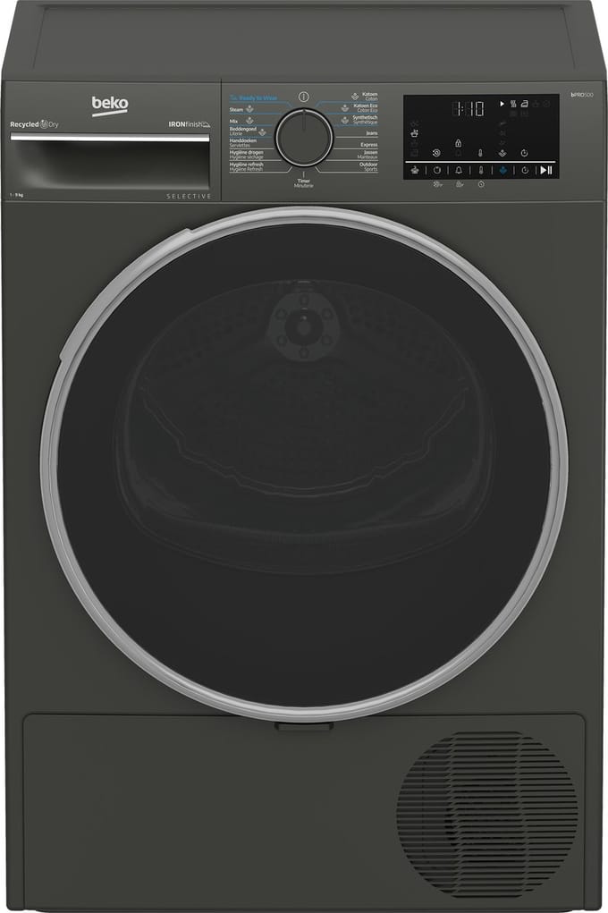 Beko B3T6923M2 Warmtepompdroger 9 kg Manhattan Grijs
