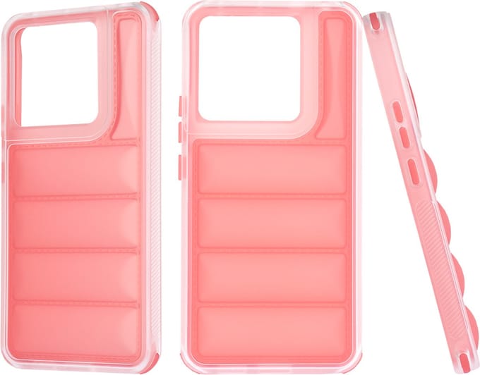 Hoesje geschikt voor Xiaomi Redmi Note 13 Pro 5G / Xiaomi Poco X6 - Techsuit Wave Shield Shockproof Hard Case Back Cover - Rood
