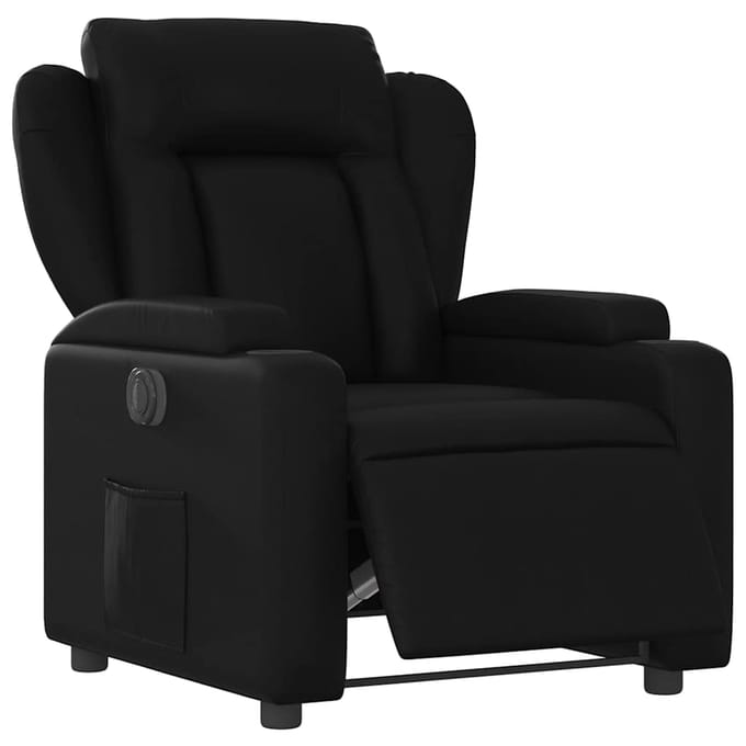 vidaXL - Fauteuil - elektrisch - verstelbaar - kunstleer - zwart