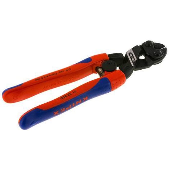 Knipex-Boutensnijtang 200mm Met 2-Componenten Handgreep En Uitsparing
