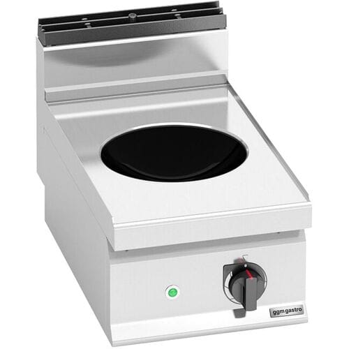 GGM Gastro Induktionswok - 3,5 kW Zilver