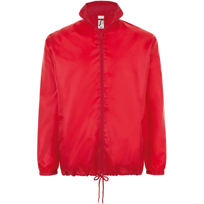 SOLS Unisex Shift Showerproof Windbreaker Jasje (Rood)