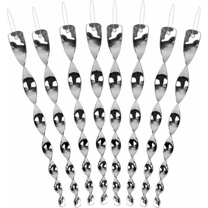 reflecterende, vogelwerende spiraalvormige plastic staven, 30 cm