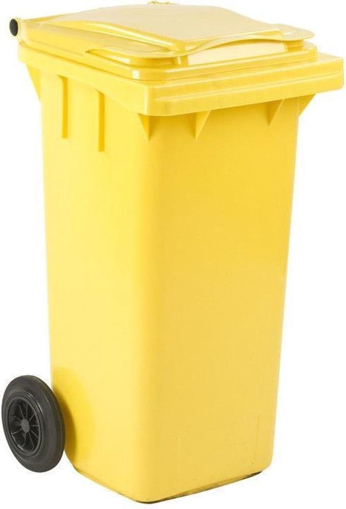 Minicontainer 120 liter geel