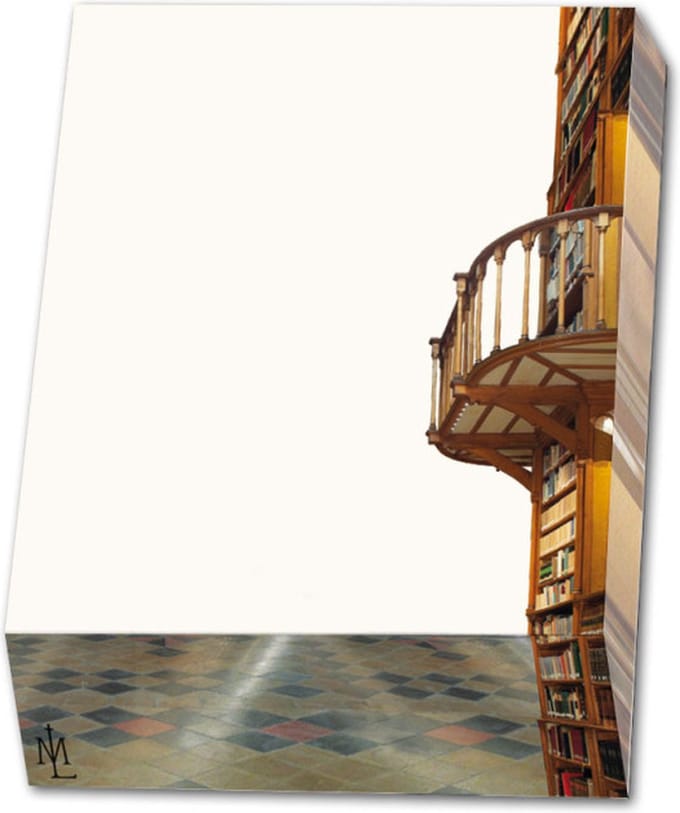 Memo blocnote - die kloosterbibliothek- maria laach