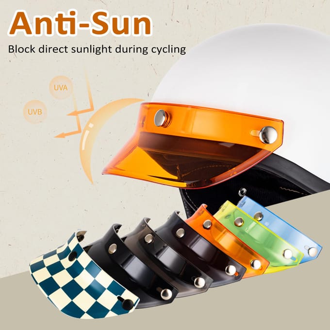 Motorhelm Vizier Motorhelm Schild 34 Open Anti-Zon