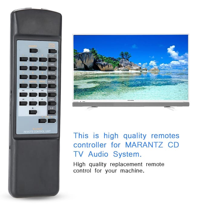 Télécommande de remplacement pour téléviseur CD ou système MARANTZ CD63SE CD67SE CD48SE gray