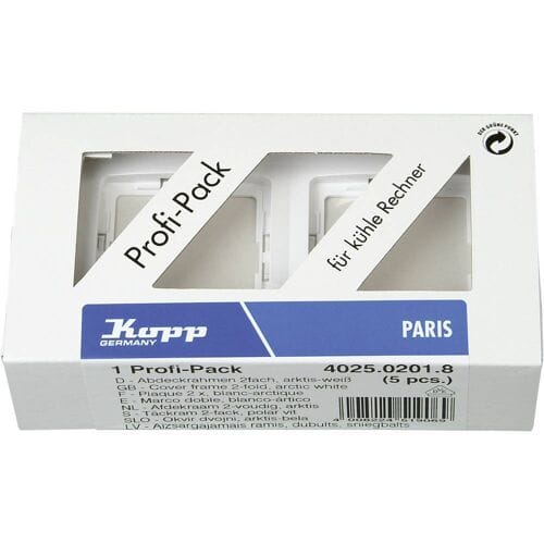 Kopp 402502018 Frame 2-voudig Paris Wit 5 stuk(s)