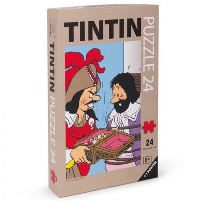 kuifje puzzel - De Schat - 24 stukjes