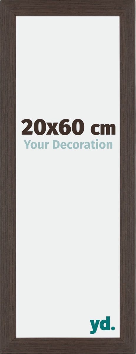 Your Decoration - Fotolijst 20x60 cm - MDF - Eiken Donker - Mura