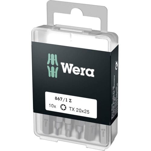Wera 5072408001 1/4" Torx Bit - T20 x 25mm (10st)