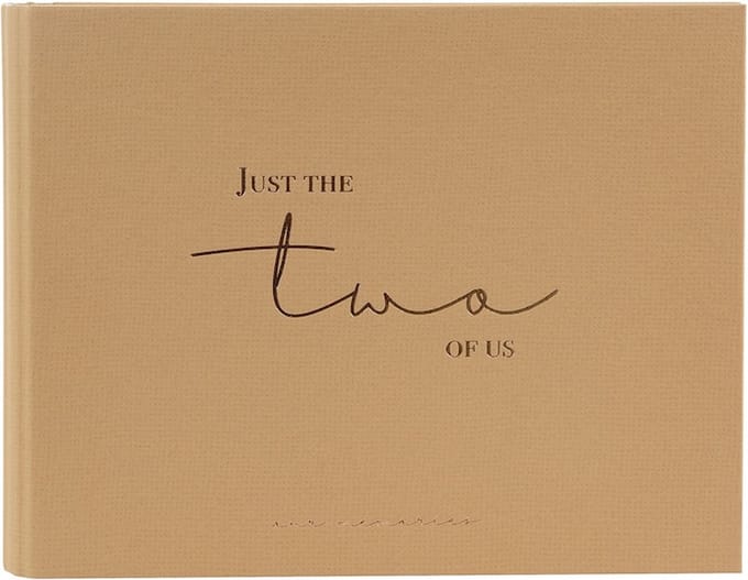 Goldbuch - Gastenboek Just the Two of us - Bruin - 25x20 cm
