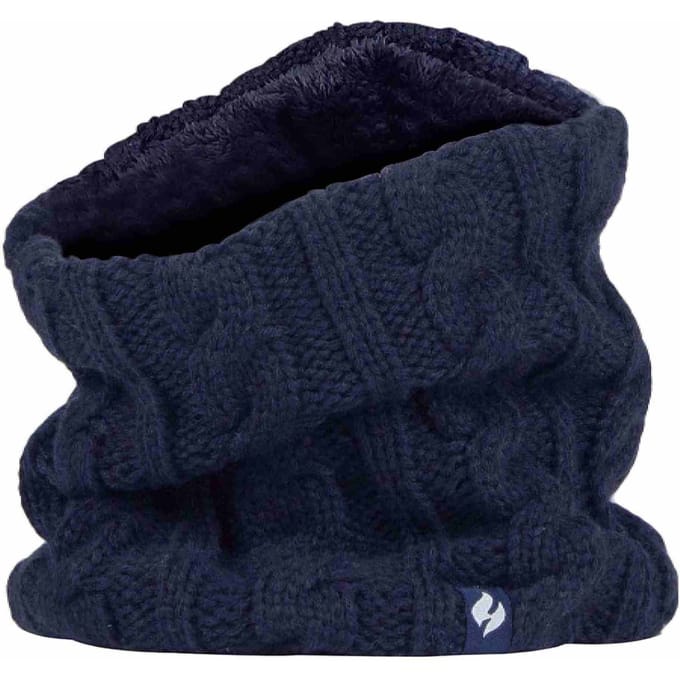 Dames Kabeltricot Winter Fleece Gevoerde Thermische Sjaal