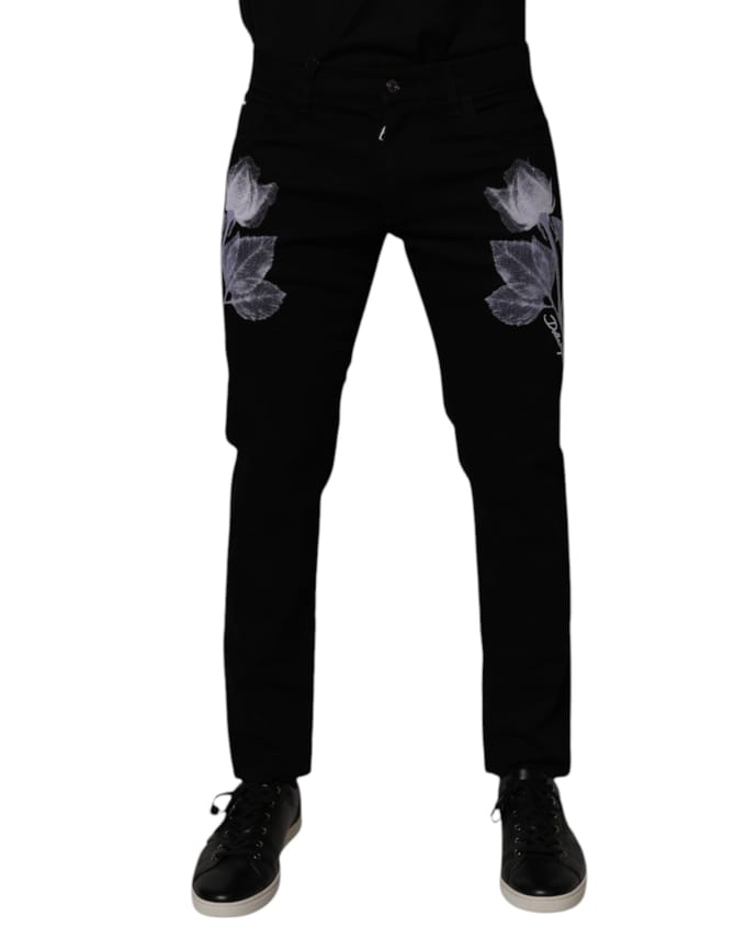 Rozenprint Casual Broek